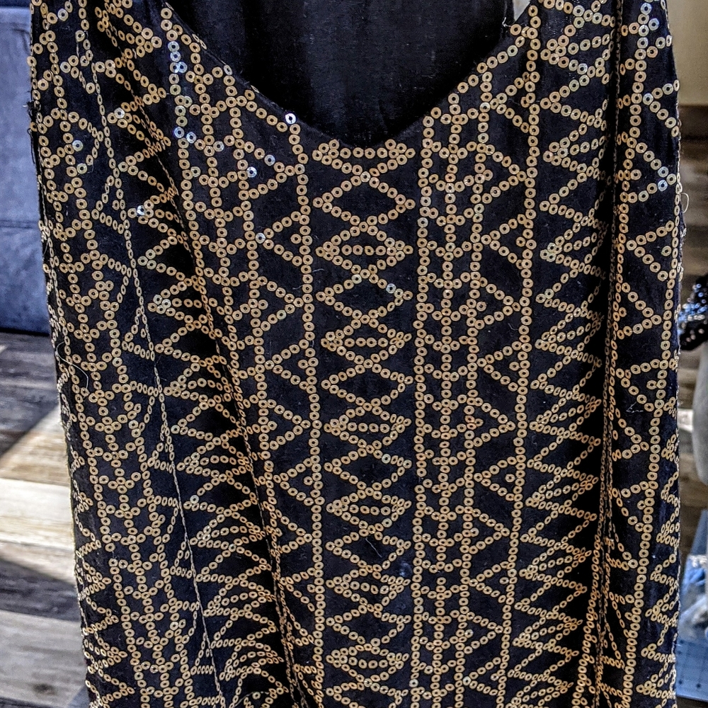 DV Gold glitter dress - Picture 2 of 3